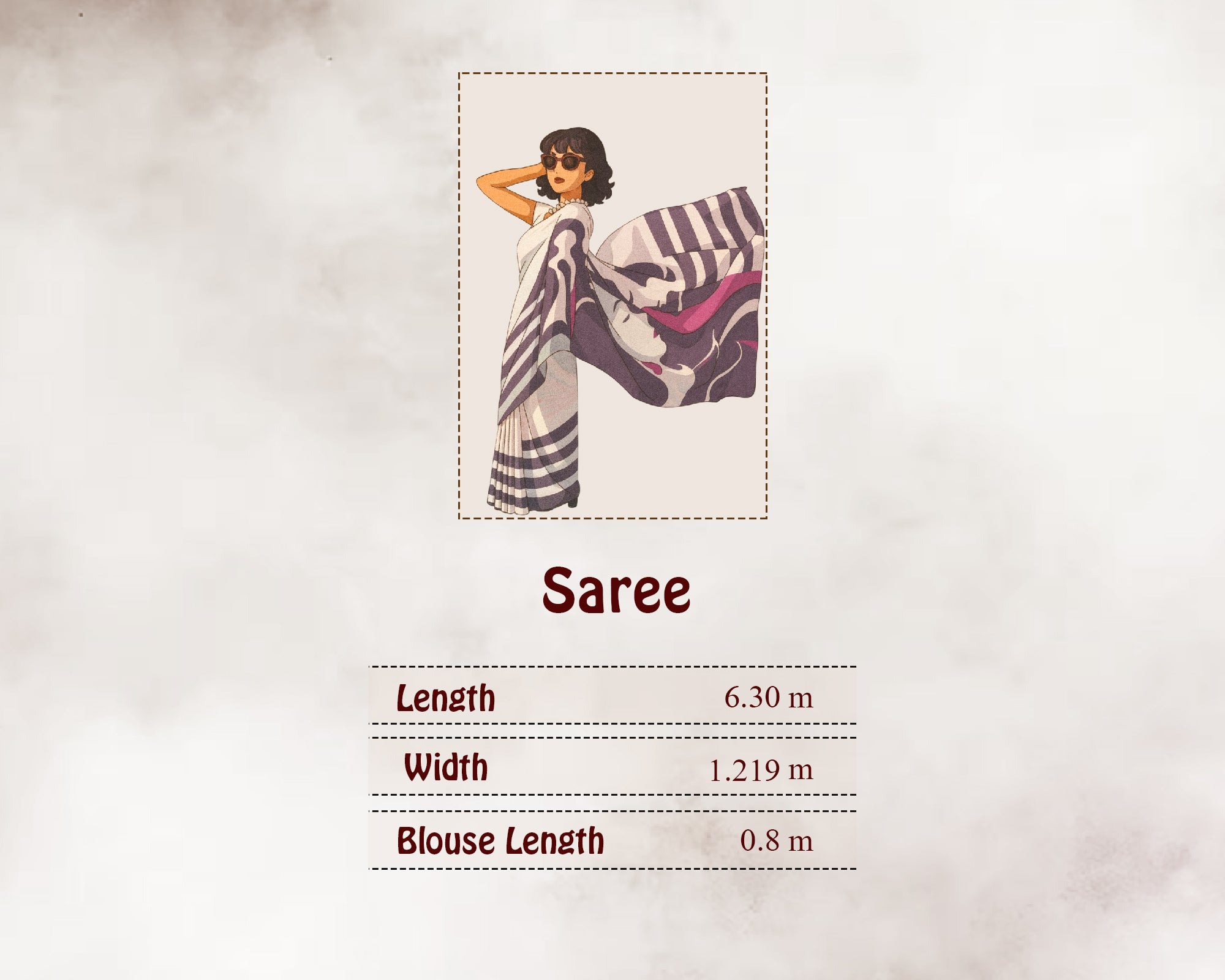 Size Guide in Meters