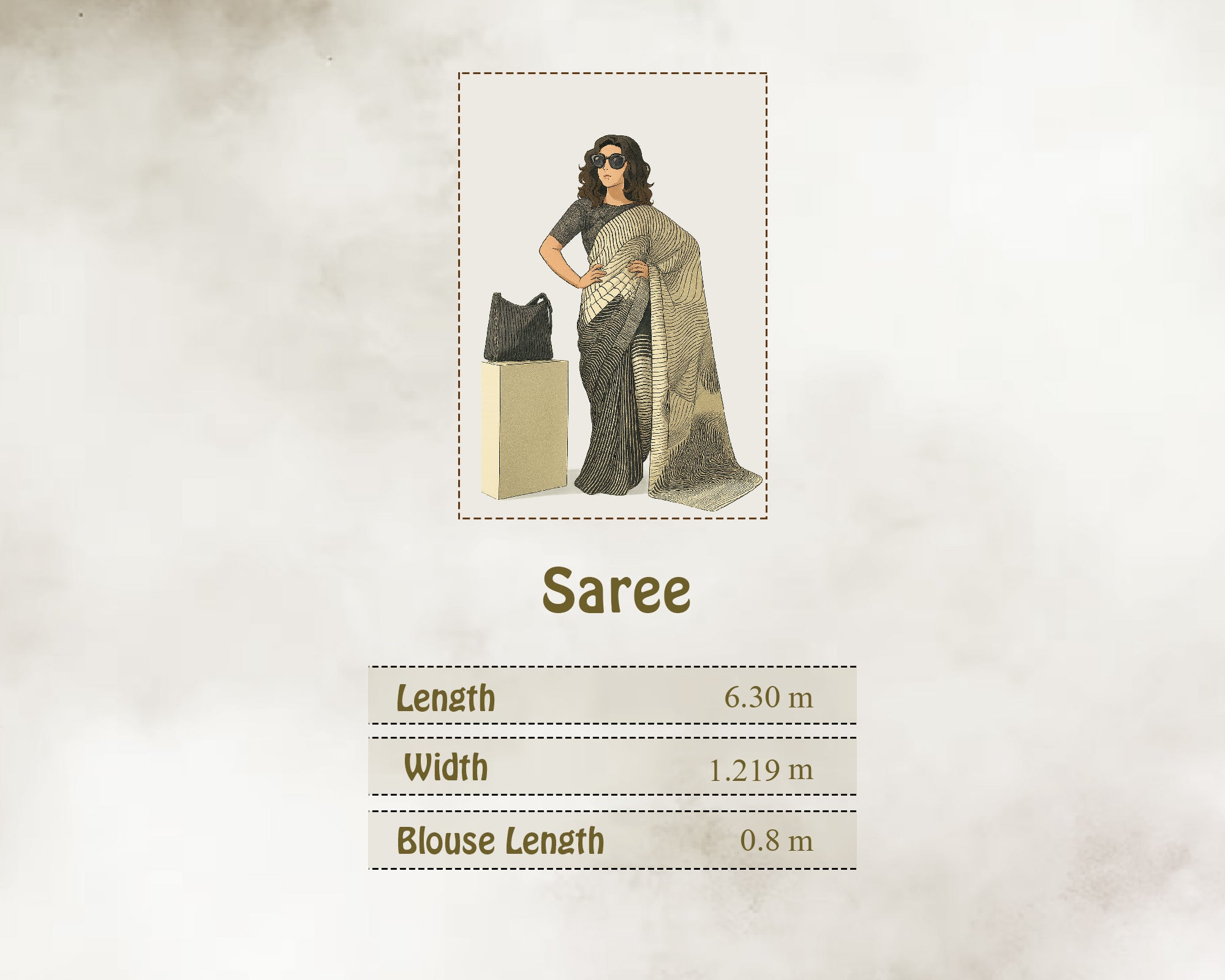 Size Guide in Meters