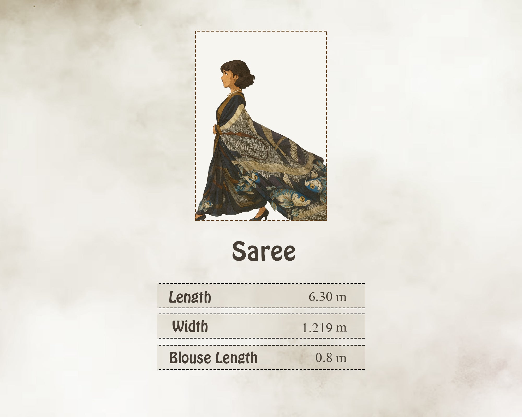 Size Guide in Meters