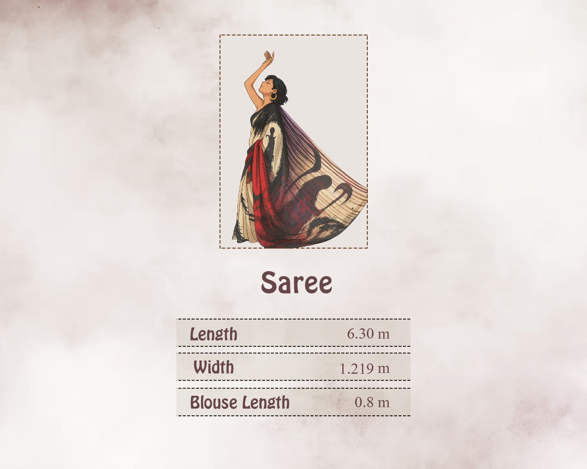 Size Guide in Meters