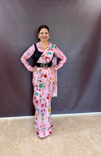 Dreamy Doodle - Sketch Love Design Saree