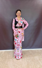 Dreamy Doodle - Sketch Love Design Saree