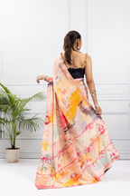 Pink Panda Love Saree