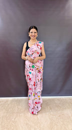 Dreamy Doodle - Sketch Love Design Saree