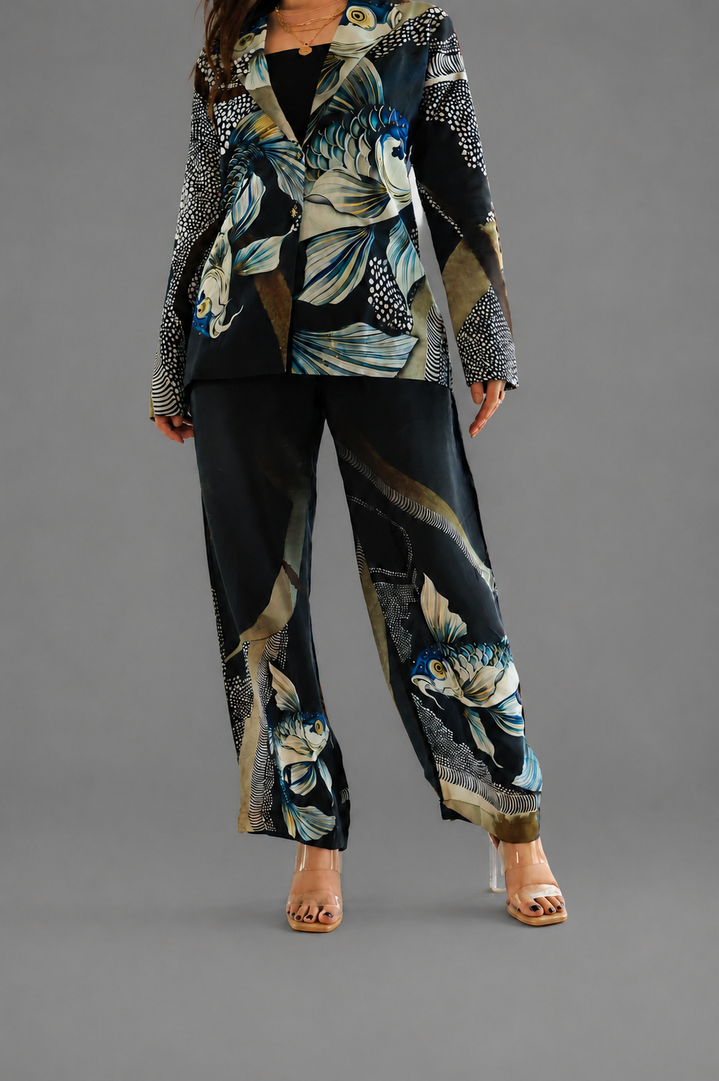 Ocean Majesty Blazer Co-Ord Set