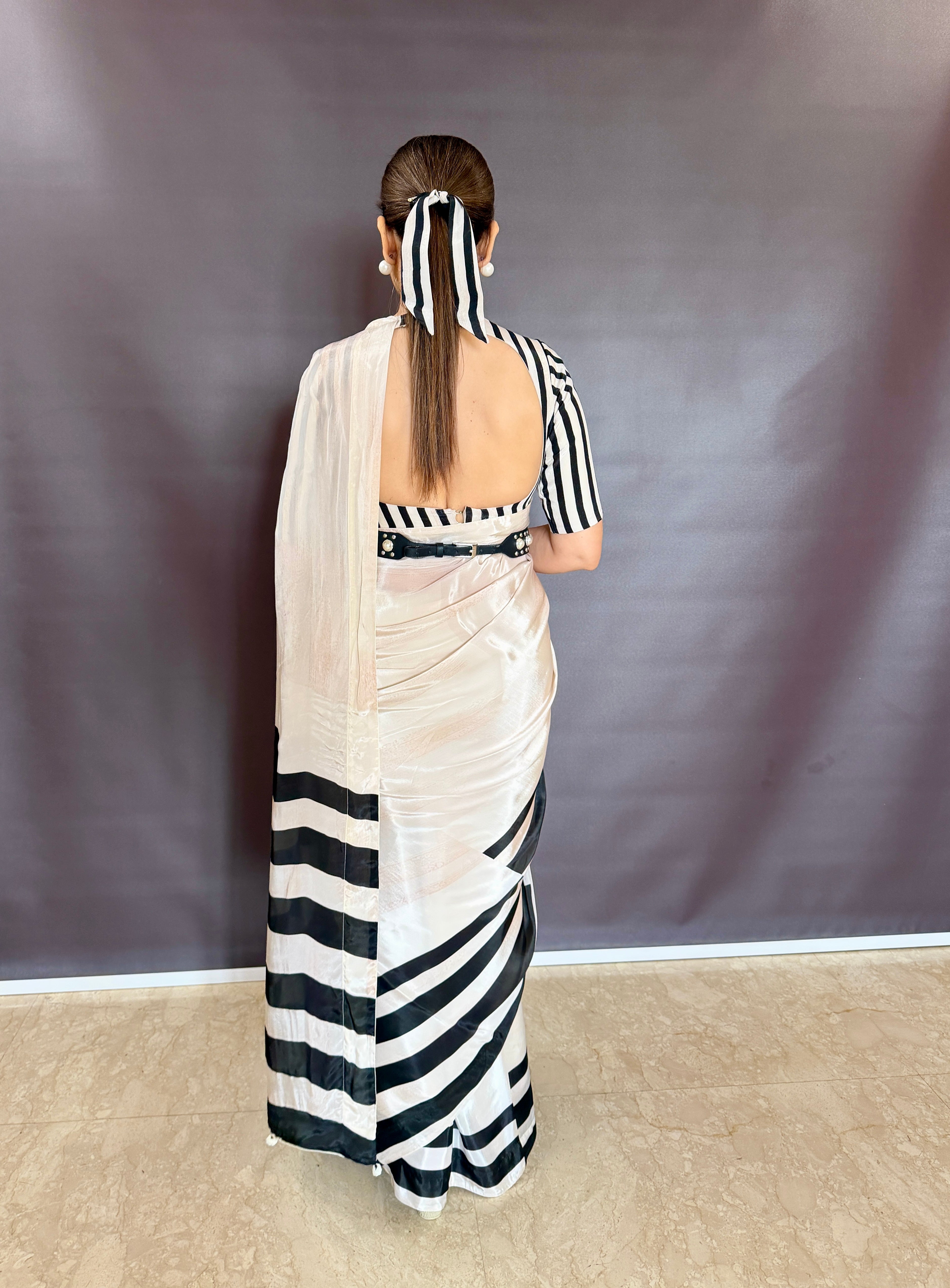 Midnight Chic Medonna Vouge Saree
