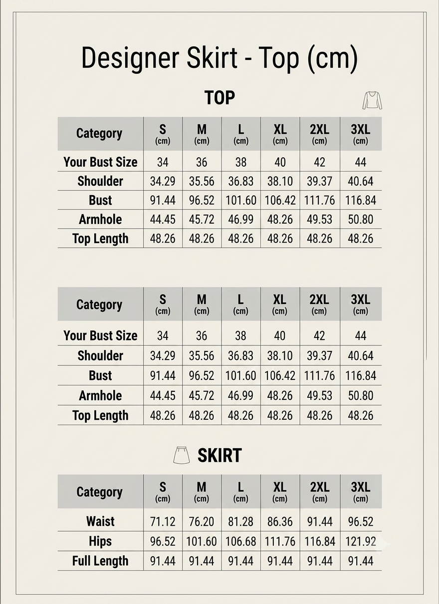 Size Guide CM