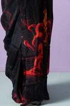 Burning Flame Of Desires Saree