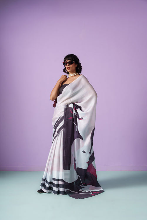 Midnight Chic Medonna Vouge Saree