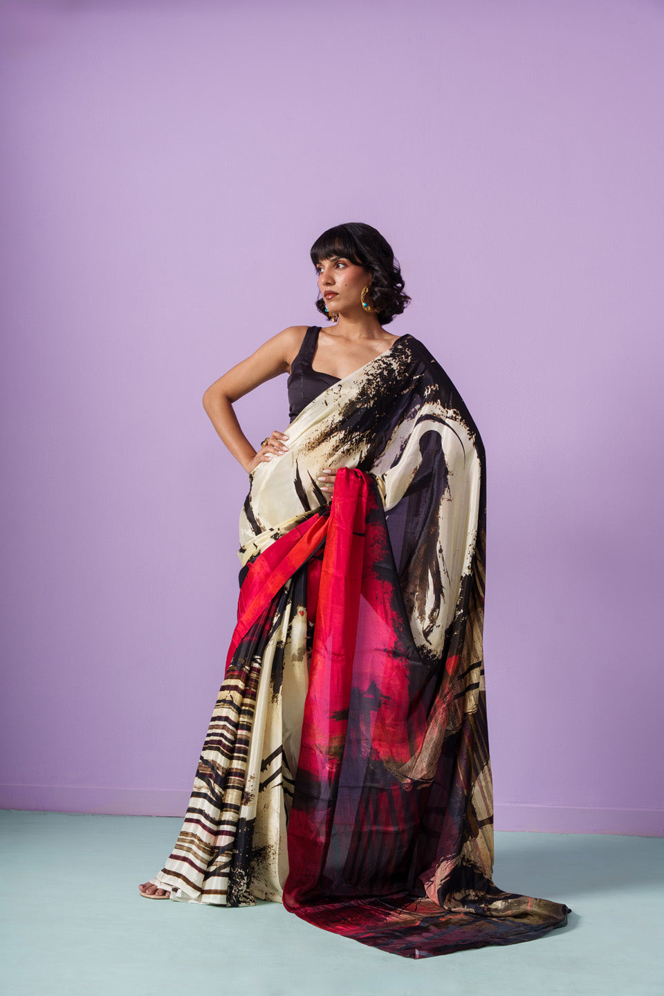 Dare Devil Shadow Weave Saree
