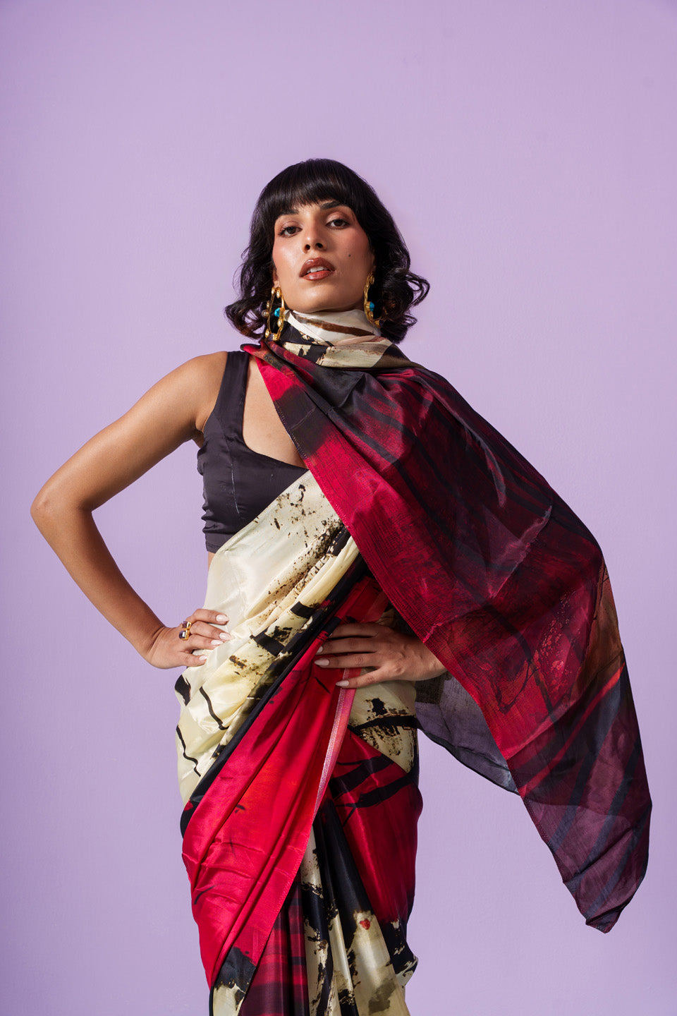 Dare Devil Shadow Weave Saree