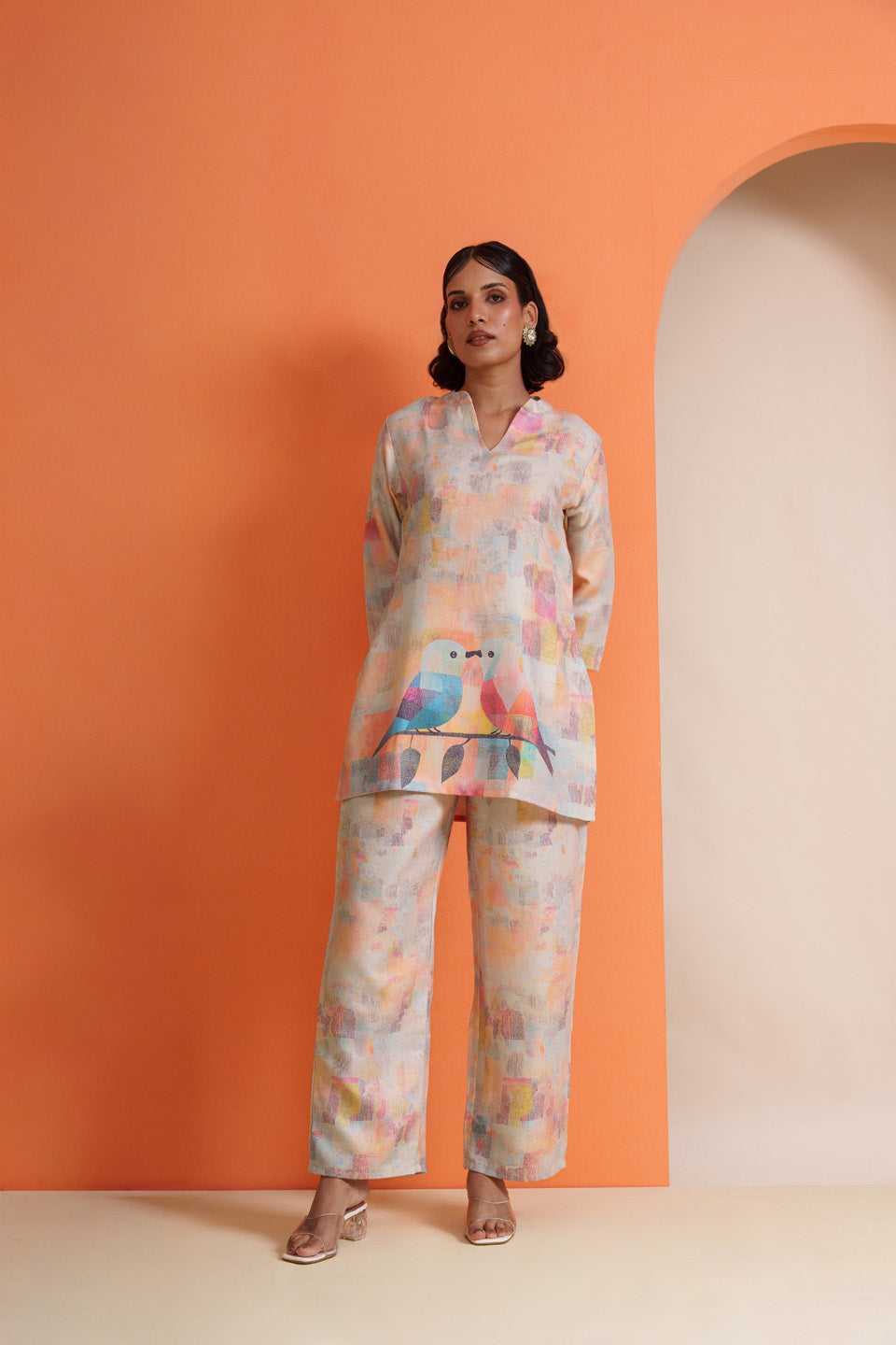 Loving Rainbow Birds Co-ord Set