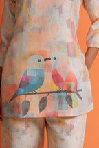 Loving Rainbow Birds Co-ord Set