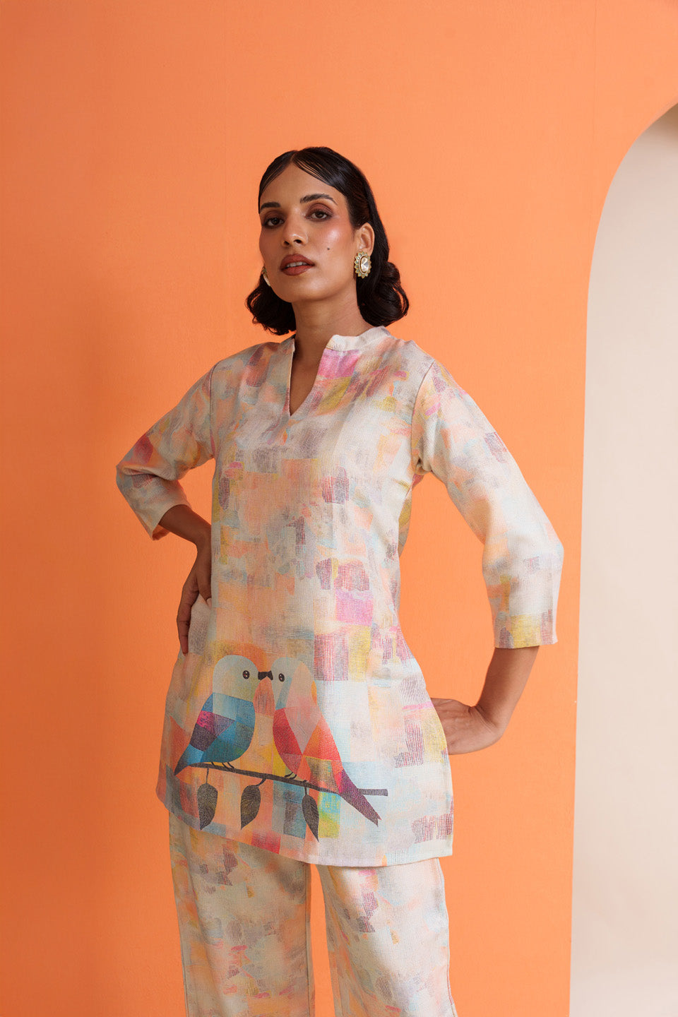 Loving Rainbow Birds Co-ord Set