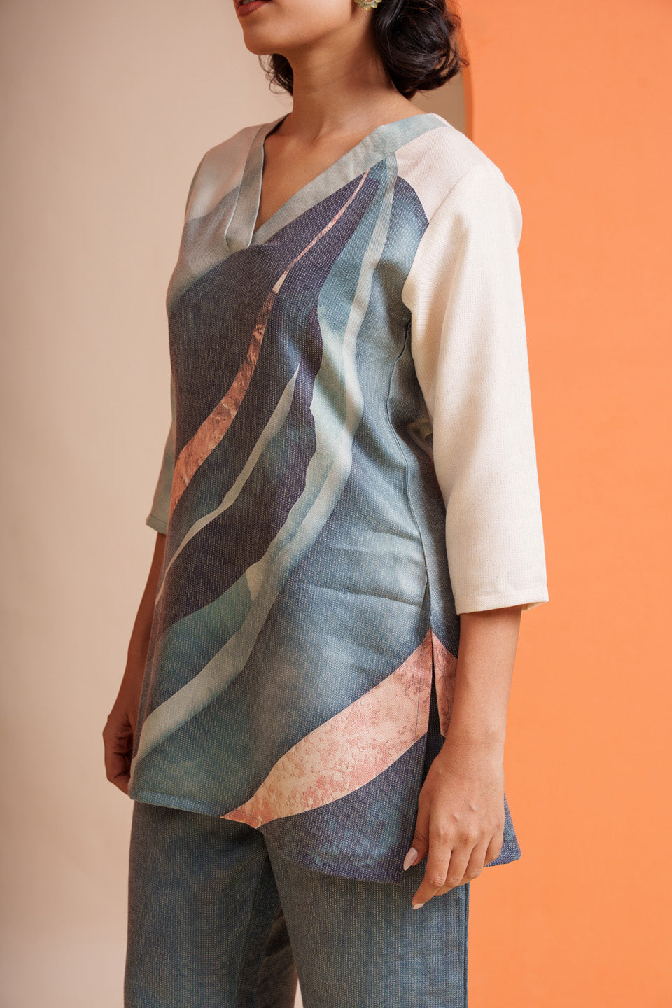 Teal Golden Mirror Maze