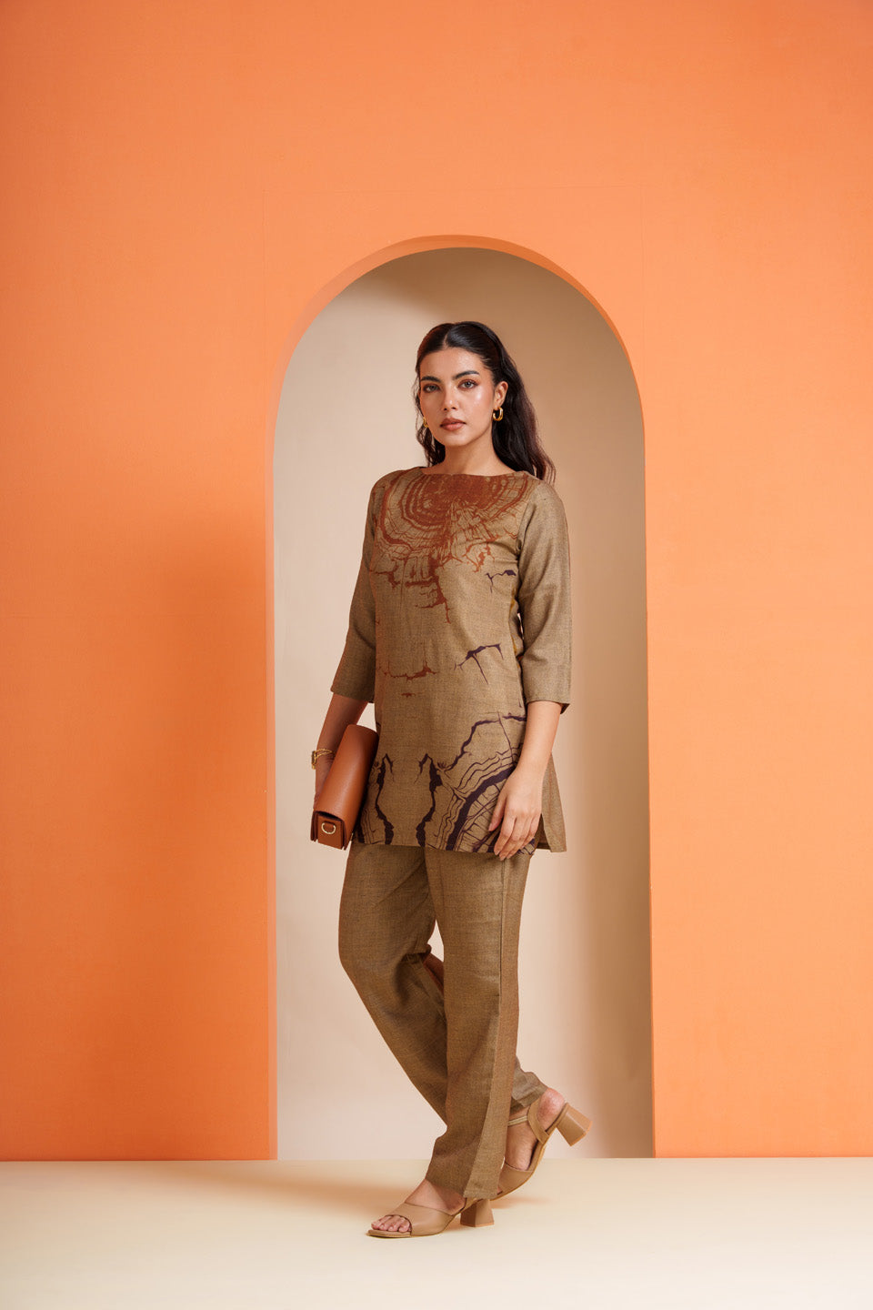 Spider Web Wave Design Co-ord Set