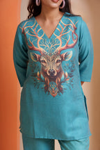 Deer-O-Deer in the Oceanic Sky Co-ord Set