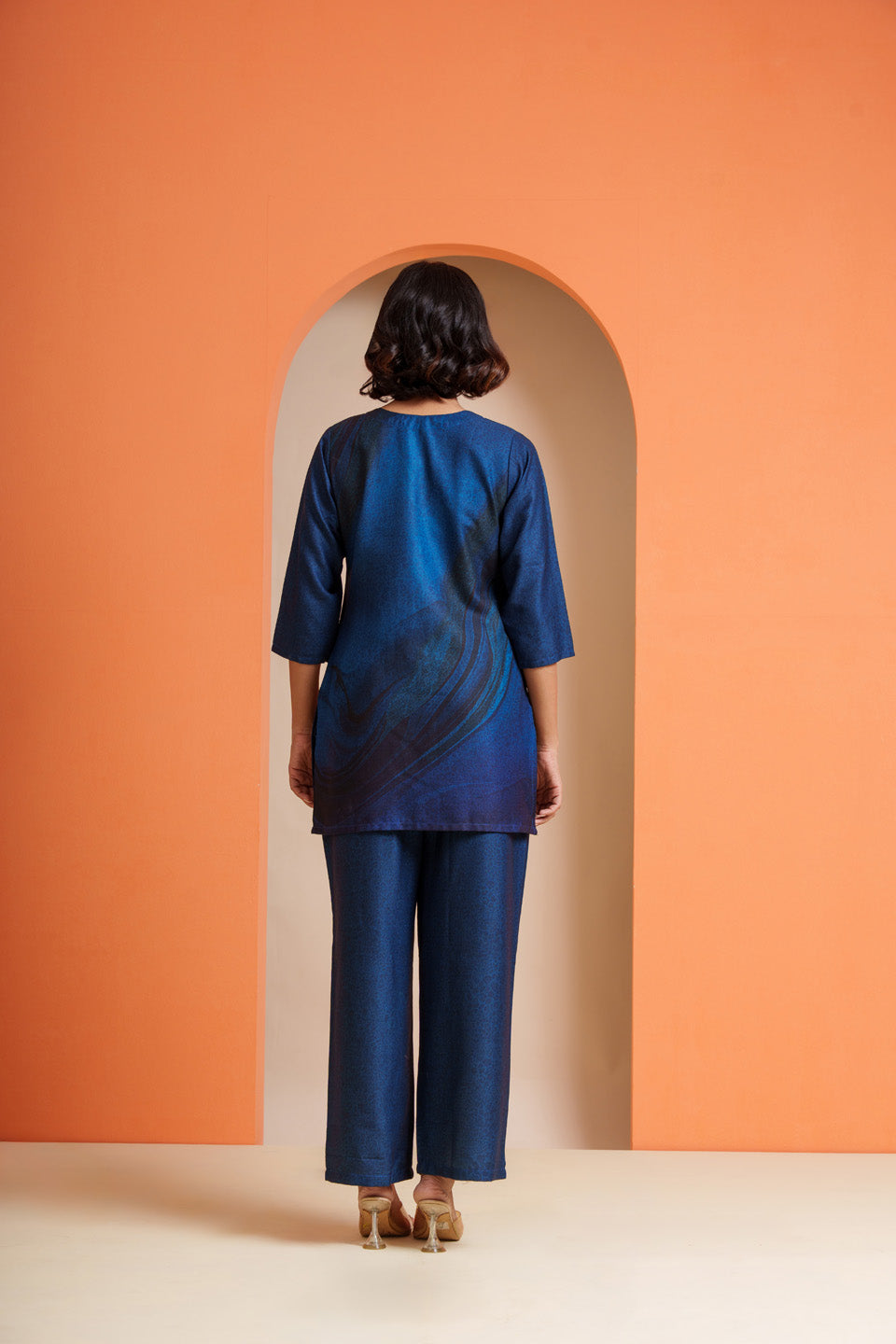 Blue Moonlit Roar Leo Co-ord Set