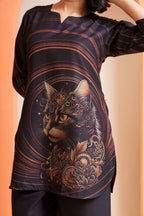 Eclipse Motion Black Hypno Cat Co-ord Set
