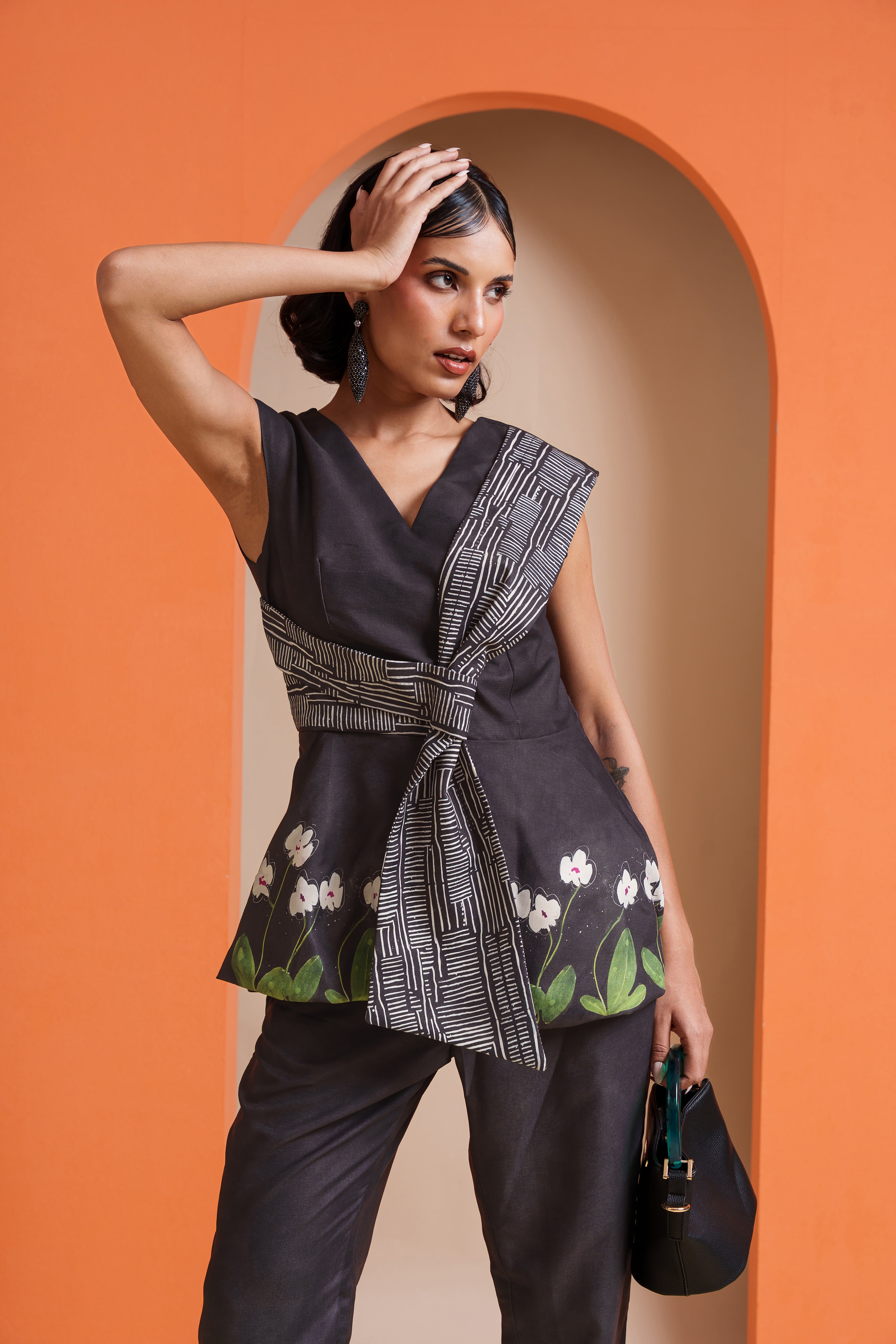 Charcoal Eden Botanica Co-ord Set