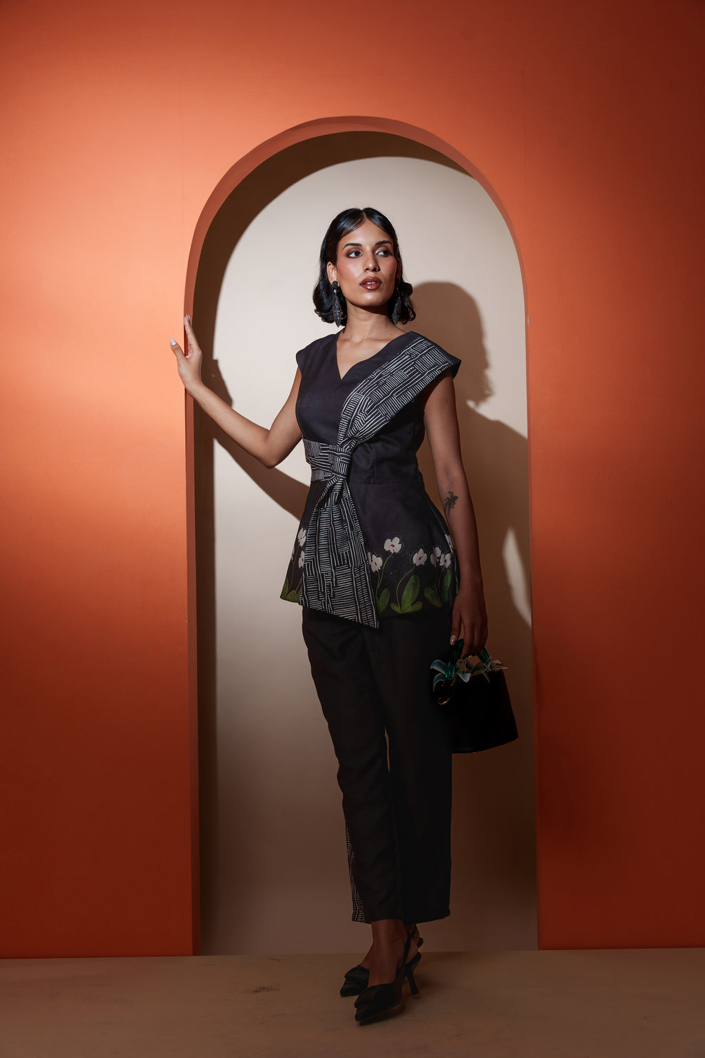 Charcoal Eden Botanica Co-ord Set