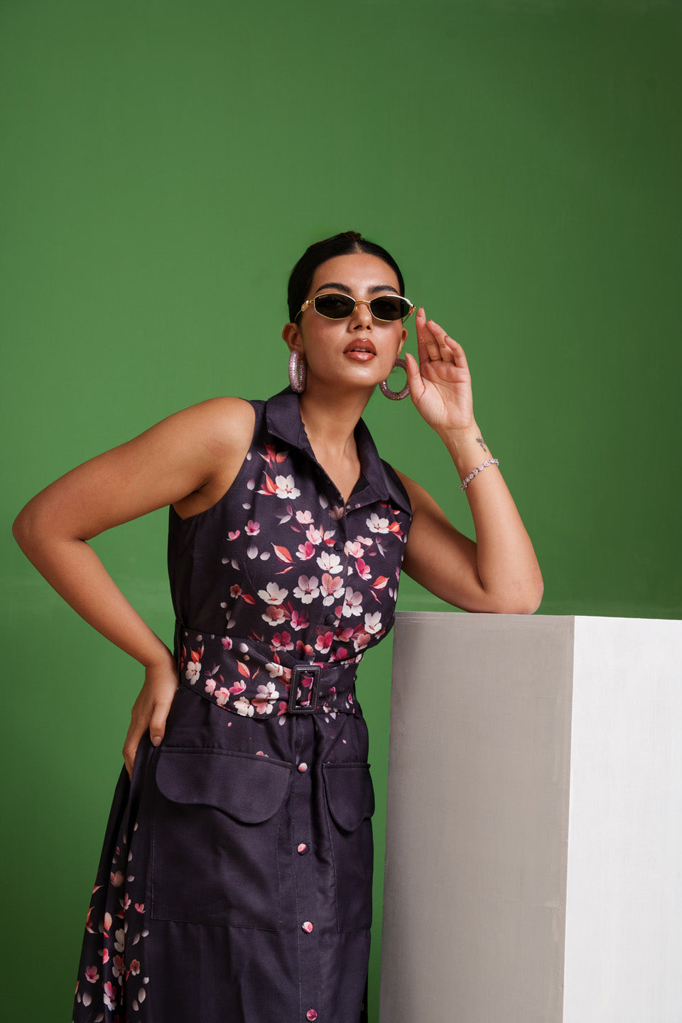 Dark Romantic Flora Rainfall