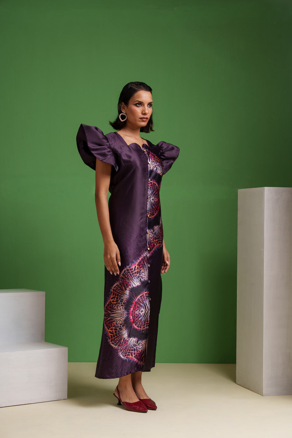 Wine Cheetah Skin Fire Glitch