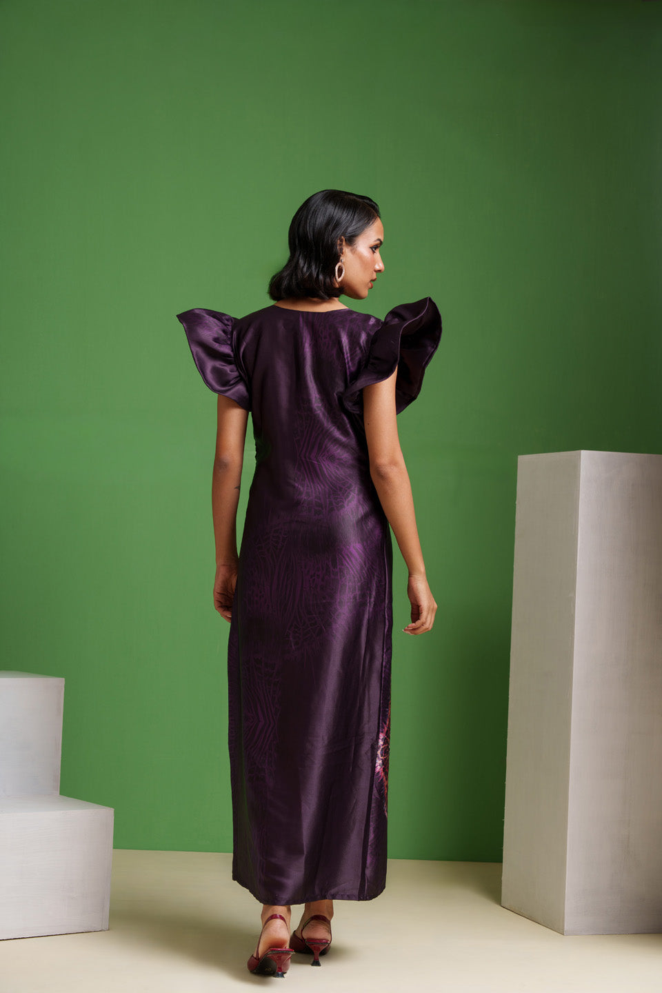 Wine Cheetah Skin Fire Glitch