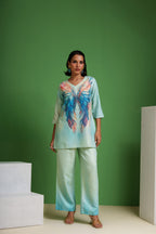 Fearless Rainbow Pankh Co-ord Set