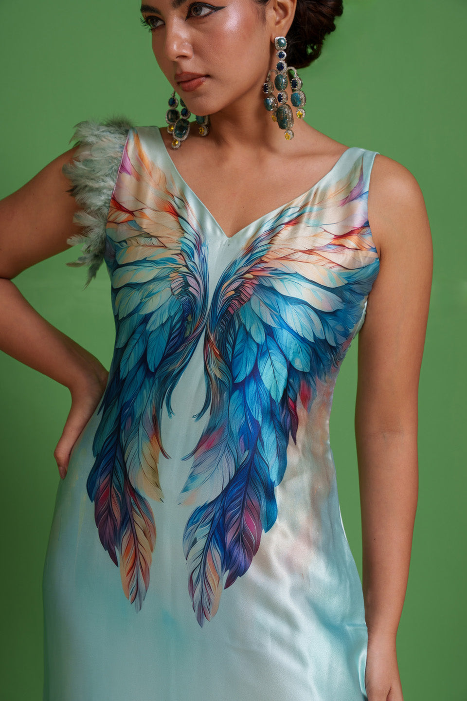 Fearless Rainbow Aqua Pankh