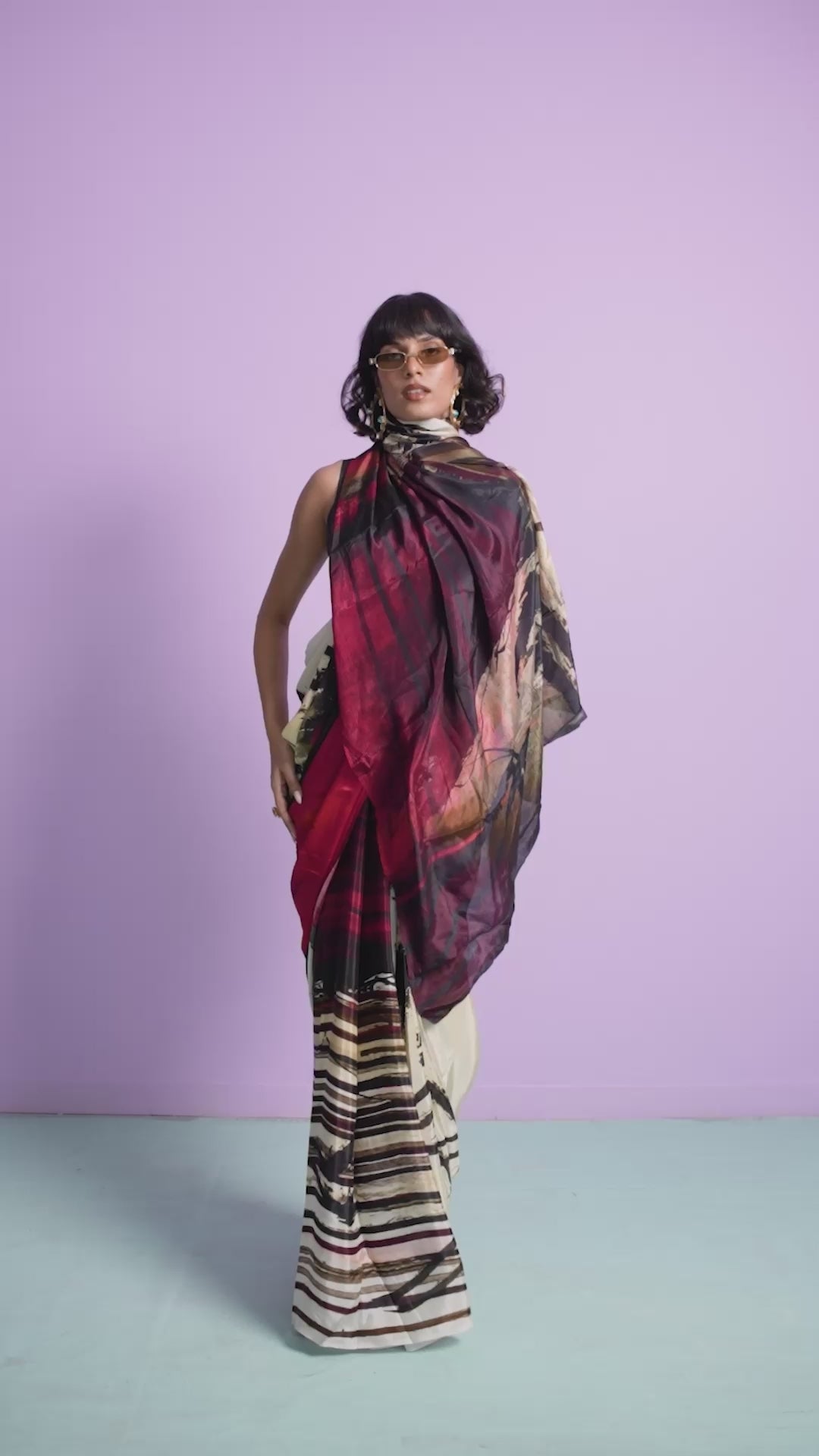 Dare Devil Shadow Weave Saree