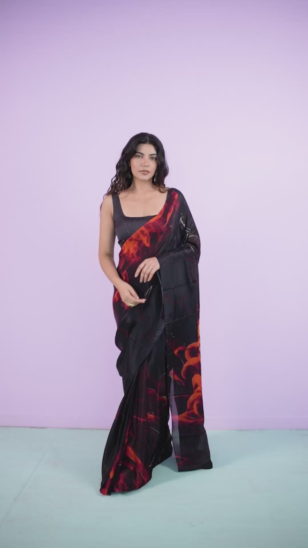 Burning Flame Of Desires Saree