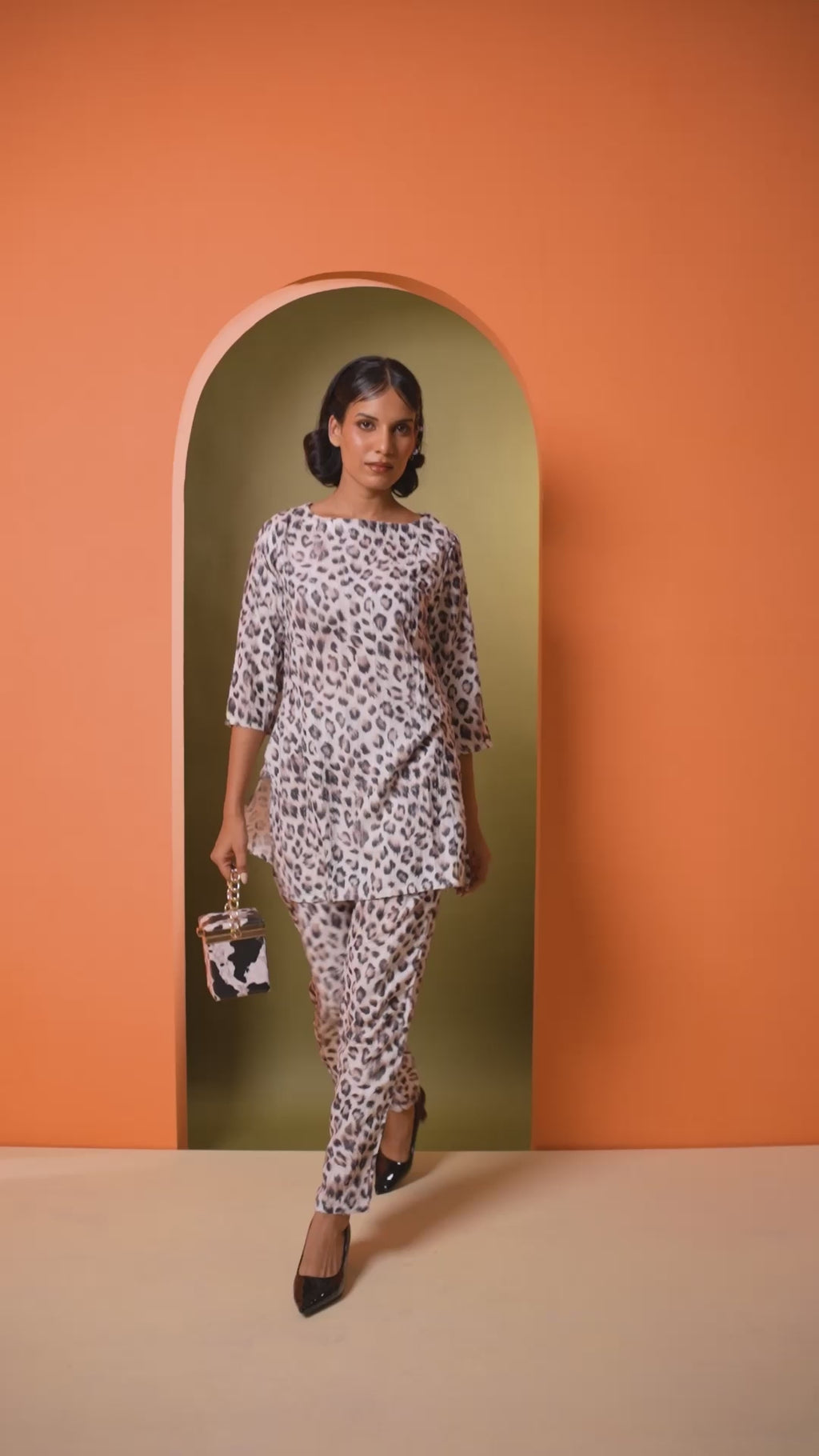 Leopard Skin Spots Co-ord Set